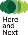 Here and Next logo